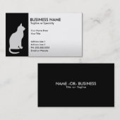 Katze Visitenkarte (Vorne/Hinten)