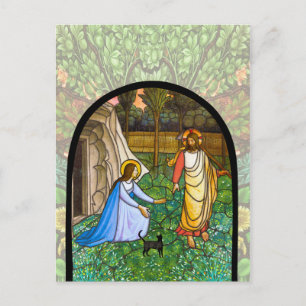 Katze von Fra Angelico (2) (Katze von Yeshua) Postkarte