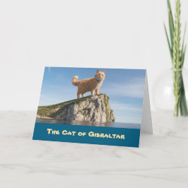 Katze von Gibraltar Karte
