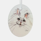 Katze von Hevener Ornament Aus Glas (Vorderseite Rechts)