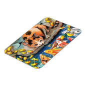 Katze von Koi Pond Magnet (Linke Seite)