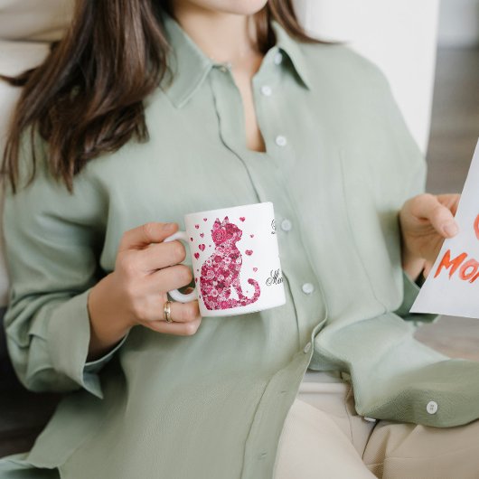 Katze von Rose Kaffeetasse