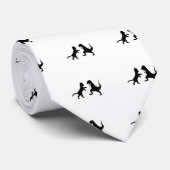 Katze vs. t-rex krawatte (Gerollt)