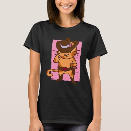 Katze wählt Waffe T-Shirt (Vorderseite)