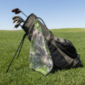 Katze während Eclipse Golfhandtuch (Gras)