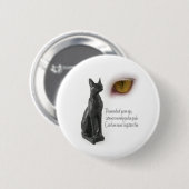 Katze waren Götter Button (Vorne & Hinten)
