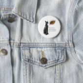 Katze waren Götter Button (Beispiel)