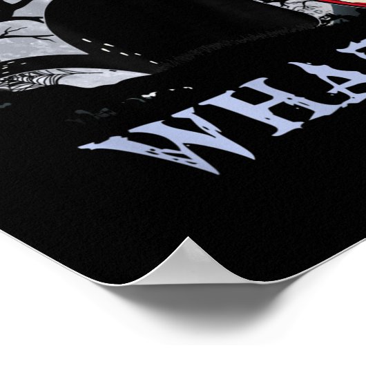 Katze, was für eine mörderische schwarze Katze mit Poster (Ecke)