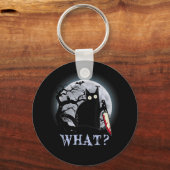 Katze, was für eine mörderische schwarze Katze mit Schlüsselanhänger (Vorderseite)