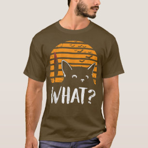 Katze Was Halloween Murdersche Katze mit Knife Cos T-Shirt