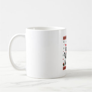 Katze Was Lustige Schwarze Katze Schiebt Weihnacht Kaffeetasse