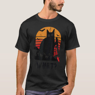 Katze Was Schwarze Ka Mörderische Katze Mit Mess T-Shirt