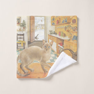KATZE WASCHLOTH WASCHLAPPEN