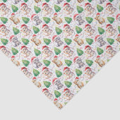 Katze Weihnachten Seidenpapier (Detail)