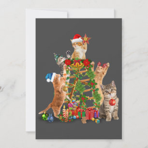 Katze Weihnachtsbaum hässlicher Weihnachten Katze