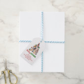 Katze Weihnachtsbaum Katzenliebhaber Katzenbesitze Geschenkanhänger (Mit Garn)