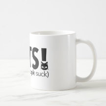 Katze, weil Leute sind zum Kotzen