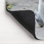 Katze, weiß, Haustier Mousepad (Ecke)