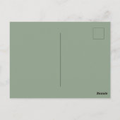 Katze, "Welcher Baum?" Postkarte (Rückseite)