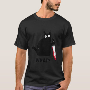 Katze Welches lustige Black Cat Shirt Murderous Ka