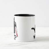 Katze Welches lustige Black Cat Shirt Murderous Ka Tasse (Zentrum)