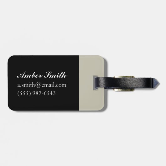 Katze-Wiege Gepäckanhänger (Rückseite horizontal)