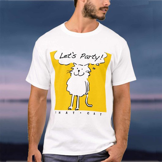 Katze Will, ein Party zu haben! T-Shirt