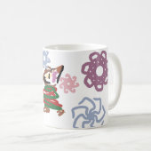 Katze Winter Kaffeetasse (VorderseiteRechts)