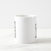 Katze wird nicht verwöhnt Funny Mug Kaffeetasse (Mittel)