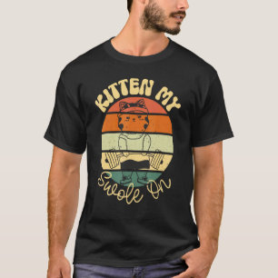 Katze Workout Gewichte Stemmen Lustig Fitness Kätz T-Shirt