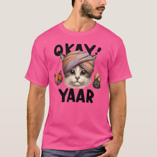 Katze Yaar Mädchen T-Shirt