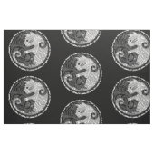 Katze Yin Yang Paisley Druck Stoff (Fat Quarter (45,7 x 55,9 cm))