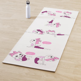 Katze Yoga Pose Mat Yogamatte