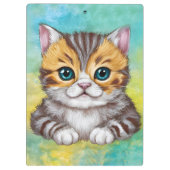 Katze zeichnen klemmbrett (Rückseite)