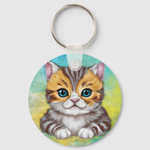 Katze zeichnen schlüsselanhänger