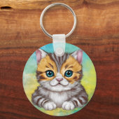 Katze zeichnen schlüsselanhänger (Rückseite)