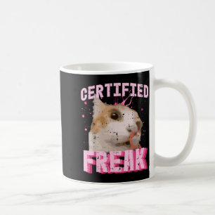 Katze zertifizierter Freak Lustiger Spruch Kitten Kaffeetasse