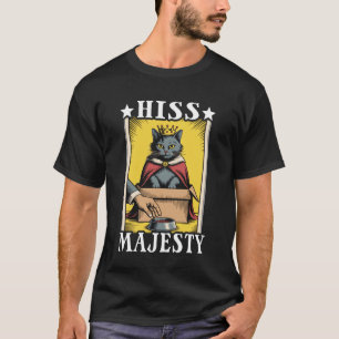 Katze Zisch Majestät Katze In Box Liebhaber Lustig T-Shirt