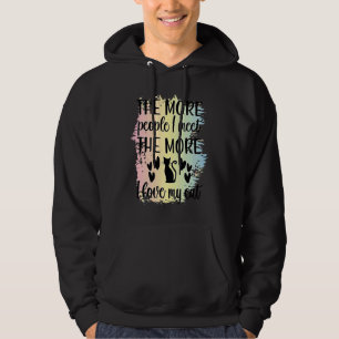 Katze zitiert Frauen motivierend sarkastische Zita Hoodie