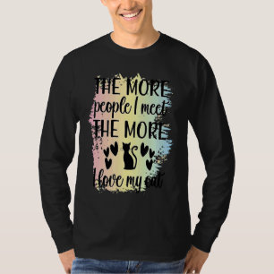 Katze zitiert Frauen motivierend sarkastische Zita T-Shirt