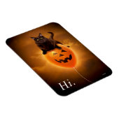 Katze zu Halloween Balloon Magnet (Rechte Seite)