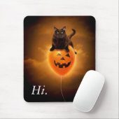Katze zu Halloween Balloon Mousepad (Mit Mouse)