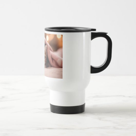 Katze zuerst, Kaffee zweitens Reisebecher (Rechts)