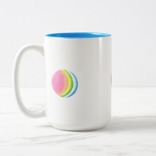 Katze Zweifarbige Tasse (Links)