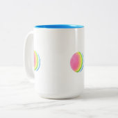 Katze Zweifarbige Tasse (Vorderseite Links)