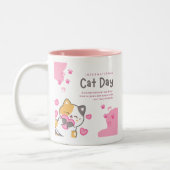 KATZE ZWEIFARBIGE TASSE (Links)