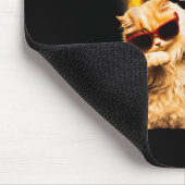 Katze zweimal im Lifetime Solar Eclipse April 04.0 Mousepad (Ecke)