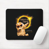 Katze zweimal im Lifetime Solar Eclipse April 04.0 Mousepad (Mit Mouse)