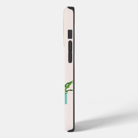 Katze zwischen Pflanze Funny Case-Mate iPhone Hülle (Rückseite / Links)