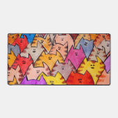 Katzen 02 Schreibtischmatte (Vorderseite)